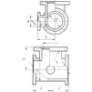 Draft T-piece flanged, d - 250, d1 - 50, cast iron, with hydrant stand, with cement-sand coating inside and galvanized / aluminum zinc with bitumen coating outside, GOST R ISO 2531-2012 (price on request) [Code number: 12w0292]