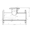 Draft T-piece flanged, d - 1000, d1 - 1000 (price on request) [Code number: 12w2177]