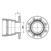 Draft Flanged blocked socket Е-NT, d - 150 (price on request) [Code number: 12w1339]
