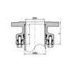 Draft Flanged adaptors for PE pipes, d - 110 (price on request) [Code number: 12w1484]