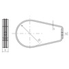 Draft MAYER Sprinkler clamp, d - 1/2" (19-24), hole diameter 11 mm [Code number: 13 0012 0]