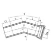 Draft Bend 15˚ socket-plain end, d - 1000, cast-iron, with cement-sand coating inside and aluminum/epoxy coating on the outside, zinc-plated, фикс.connection (GOST) (price on request) [Code number: 12w3715]