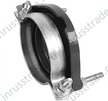 Photo Ending cover PAM-GLOBAL® Plus with galvanized clamping cramp and sealing EPDM rubber