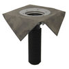 Photo Hutterer & Lechner Flat-roof renovation drain body with bitumen membrane, vertical, DN160 [Code number: HL 69H/5-K]
