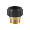 Photo Geberit HDPE Adaptor in brass with male thread and HDPE nut, d50 [Code number: 359.309.00.1]