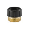 Photo Geberit HDPE Adaptor in brass with female thread and HDPE nut, d2" x d56 [Code number: 359.313.00.1]