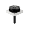 Photo [NO LONGER PRODUCED. REPLACEMENT: 359.105.00.1] - Geberit Pluvia roof outlet, 14 l/s, with fastening flange, for roof foils, d56 [Code number: 359.003.00.1]