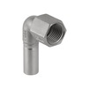 Photo Geberit Mapress Stainless Steel elbow adapter 90° with female thread and plain end, d 15-Rp 1/2" [Code number: 33203]