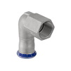 Photo Geberit Mapress Stainless Steel elbow adapter 90° with female thread, d 15, L1 3,7 [Code number: 33803]