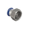 Photo Geberit Mapress Stainless Steel adapter with union nut made of CrNi steel, d 15, G 3/4" [Code number: 35132]