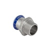 Photo [NO LONGER PRODUCED] - Geberit Mapress Stainless Steel adapter with male thread, LABS-free, d 15, R 3/4" [Code number: 81714]