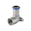 Photo [NO LONGER PRODUCED] - Geberit Mapress Stainless Steel elbow tap connector 90°, LABS-free, d 18, L1 4,3 [Code number: 83405]