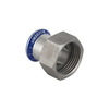 Photo [NO LONGER PRODUCED] - Geberit Mapress Stainless Steel adapter with union nut made of CrNi steel, LABS-free, d 15, L 3,7 [Code number: 85132]