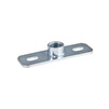 Photo Geberit HDPE Base plate, square, two-hole, with threaded socket G 1/2" [Code number: 362.826.26.1]