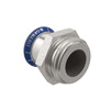 Photo Geberit Mapress Stainless Steel adapter with male thread G, d 22 [Code number: 31733]