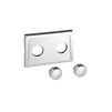 Photo Geberit cover plate with caps [Code number: 612.432.21.1] (price on request)