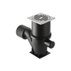 Photo Geberit floor drain, PE, outlet d 110 mm, with outlet reducer d 110/75 [Code number: 367.630.16.1]