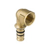 Photo Geberit Mepla elbow adapter 90° with female thread, brass, d 16 x 1/2" [Code number: 611.256.00.5]