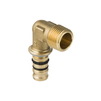 Photo Geberit Mepla elbow adapter 90° with male thread, brass, d 16 x 1/2" [Code number: 611.252.00.5]