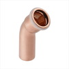 Photo Geberit Mapress Copper bend 45° with plain end, d108 [Code number: 60713]