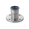 Photo [NO LONGER PRODUCED. REPLACEMENT: 50678] - Geberit Mapress Stainless Steel flange PN 10/16, with pressing socket, FKM, blue, DN50, d 54 [Code number: 50688]
