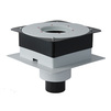 Photo Hutterer & Lechner Flat-roof drain DrainBox with PVC collar, but without domed plastic grate, vertical, DN110 (price on request) [Code number: HL 63P/1-K]