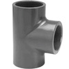 Photo Wavin PVC Pressure Pipe systems T-branch fitting 90° with female thread, PVC-U, PN10, d1 - 50, d2 - 1 1/2" [Code number: 20126916]