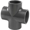 Photo Wavin PVC Pressure Pipe systems Cross piece, PVC-U, PN16, d 50 [Code number: 20126414]
