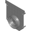 Photo Hauraton RECYFIX NC 150 End cap combined, PP with outlet DN 70/100 for type 01 (price on request) [Code number: 40591]