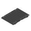 Photo Hauraton FASERFIX SUPER 300 Solid ductile iron cover, class E 600, black, 500x377x40 mm (price on request) [Code number: 4262]