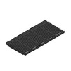 Photo Hauraton FASERFIX KS 200 ductile iron longitudinal grating, KTL, class D 400, 500x249x20 mm (price on request) [Code number: 12269]