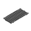 Photo Hauraton FASERFIX KS 200 ductile iron grating SW 20, black, class F 900, 500x249x20 mm (price on request) [Code number: 12061]