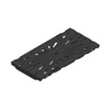 Photo Hauraton FASERFIX KS 200 ductile iron design grating METROPOLIS, black, KTL-coated, class D 400, 500x249x20 mm (price on request) [Code number: 12275]