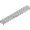 Photo Hauraton DACHFIX RESIST Channel type 75 with mesh grating MW 30/10, stainless steel, 1000x115x75 mm (price on request) [Code number: 63055]