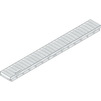 Photo Hauraton DACHFIX RESIST Channel type 45 with mesh grating, stainless steel, MW 8/21, 1000x115x45 mm (price on request) [Code number: 63155]