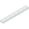 Photo Hauraton DACHFIX RESIST Channel type 45 with longitudinal grating, stainless steel, 1000x115x45 mm (price on request) [Code number: 63167]