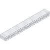 Photo Hauraton DACHFIX RESIST Channel type 75 with longitudinal grating, stainless steel, 1000x115x75 mm (price on request) [Code number: 63067]