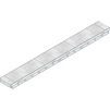 Photo Hauraton DACHFIX RESIST Channel type 45 with longitudinal grating, galvanised, 1000x115x45 mm (price on request) [Code number: 63166]