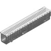 Photo Hauraton RECYFIX PLUS 100 trafficable, type 010 with slotted grating SW 9, locked, stainless steel, 1000x147x186 mm (price on request) [Code number: 41402]