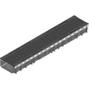 Photo Hauraton RECYFIX PLUS 150 Combined article, class C 250, type 100 with ductile iron grating black, SW 6 mm, locked, galvanised, 1000x202x100 mm (price on request) [Code number: 41037]
