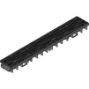Photo Hauraton RECYFIX PRO 100 Combined article, class D 400, type 75 with ductile iron grating METROPOLIS, black, locked, 1000x160x75 mm (price on request) [Code number: 47008]