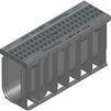 Photo Hauraton RECYFIX PRO 100 Combined article, class B 125, type 02005 with GUGI-Grating made of PA-GF, MW 15/25, black, locked, 500x160x250 mm (price on request) [Code number: 48673]