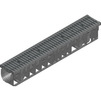Photo Hauraton RECYFIX PRO 100 Combined article, class C 250, type 01 with FIBRETEC slotted grating, SW 9, black, galvanised, 1000x160x150 mm [Code number: 47055]