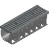 Photo Hauraton RECYFIX PRO 100 Combined article, class C 250, type 0105 with FIBRETEC slotted grating, SW 9, black, galvanised, 500x160x150 mm (price on request) [Code number: 47056]