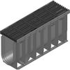 Photo Hauraton RECYFIX PRO 100 Combined article, class C 250, type 02005 with longitudinal ductile iron grating, SW 9, KTL-coated, black, locked, galvanised, 500x160x250 mm (price on request) [Code number: 48676]