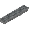 Photo Hauraton RECYFIX PRO 150 Combined article, class B 125, type 115 with FIBRETEC Slotted grating, SW 9 mm, black, locked, 1000x212x115 mm [Code number: 47133]