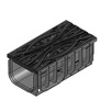 Photo Hauraton RECYFIX PRO 200 Combined article, class D 400, type 01005, with ductile iron grating METROPOLIS, black, KTL-coated, locked, 500x262x150 mm (price on request) [Code number: 47273]