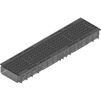 Photo Hauraton RECYFIX STANDARD 200 Combined article, class C 250, type 100 with GUGI-ductile iron mesh grating MW 15/25, black, locked, 1000x256x100 mm (price on request) [Code number: 40641]