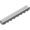Photo Hauraton TOP X Combined article, composite channel with grating, class A 15, black, with slotted grating, galvanised, 1000x119x89 mm (price on request) [Code number: 44300]