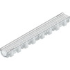 Photo Hauraton TOP X Combined article, composite channel with grating, class A 15, silver, with slotted grating, galvanised, 1000x119x89 mm (price on request) [Code number: 44332]